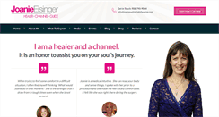 Desktop Screenshot of joanieswhitelighthealing.com